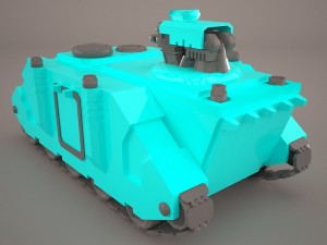 predator tank 3D Model
