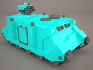 predator tank 3D Model
