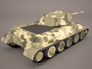 3d tank 3D Модель