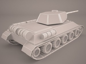 3d tank 3D Модель