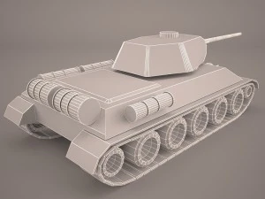 3d tank 3D Model
