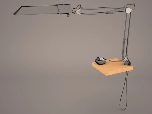 책상 램프 3D 모델 .c4d .max .obj .3ds .fbx .stl .blend 