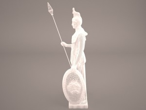 athena statue 3D मॉडल