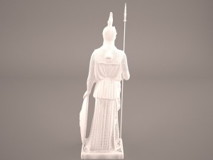 athena statue 3D मॉडल