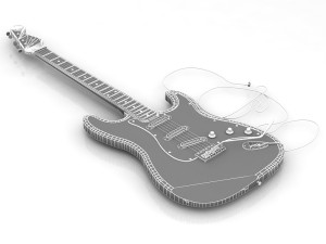 Electric Guitar 3D Model