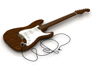 Electric Guitar 3D Model