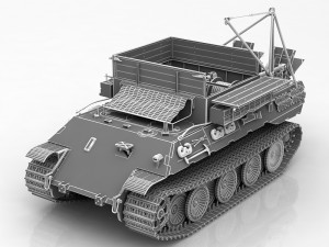 BERGERAT TANK 3D मॉडल