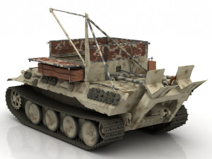 BERGERAT TANK 3D मॉडल