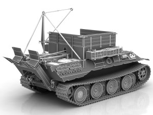 BERGERAT TANK 3D मॉडल