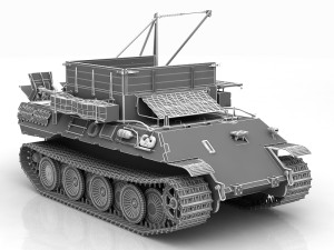 BERGERAT TANK 3D मॉडल