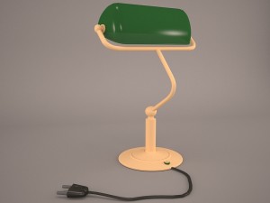 desk lamp 3D 模型