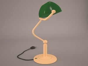 desk lamp 3D 模型