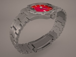 racer diver watch 3Dモデル
