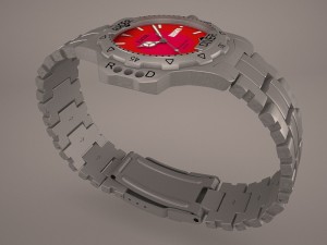 racer diver watch 3Dモデル