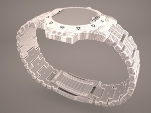 racer diver watch 3Dモデル