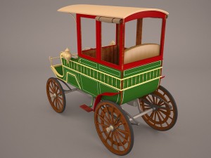 retro carriage 3D Model