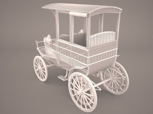 retro carriage 3D Model