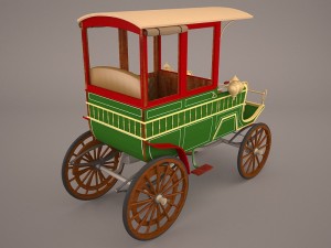 retro carriage 3D Model