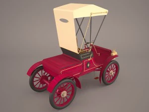 carruagem retr&ocirc; Modelo 3D