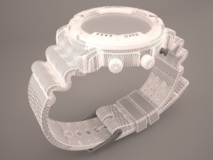 racer diver watch Modelo 3D