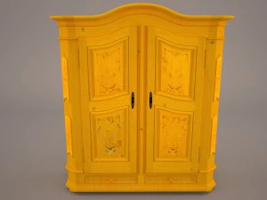 wooden cabinet 3D Model