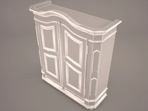 wooden cabinet 3D Model