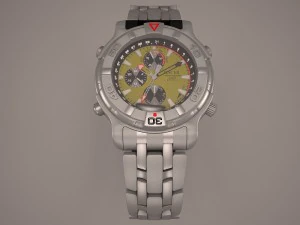 racer duiker horloge 3D Model