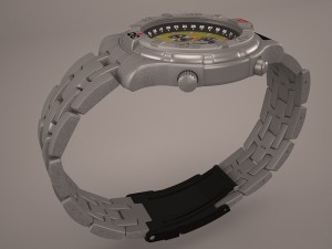 racer diver watch 3D Модель