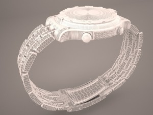 racer diver watch 3D Модель