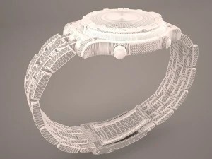 racer diver watch 3D Model