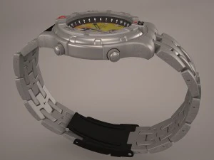 racer diver watch 3D Model