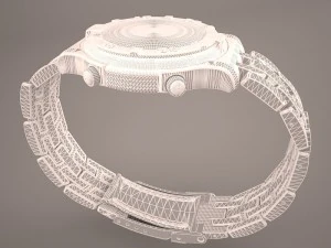 racer diver watch 3D Model