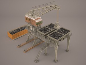 coal changer Model 3D