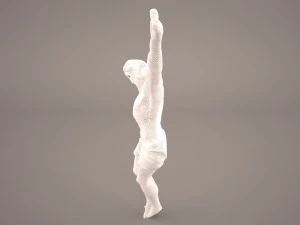 crucifix high resolution model sculpture-relief 3D Model