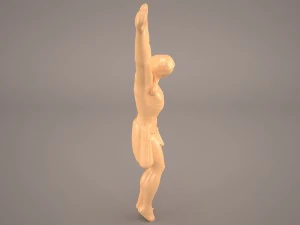 crucifix high resolution model sculpture-relief 3D Model