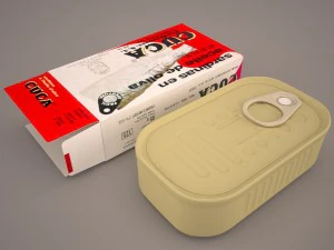 tuna tin 3D Model