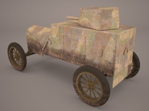 humvee m1151 enhanced armament 3D मॉडल