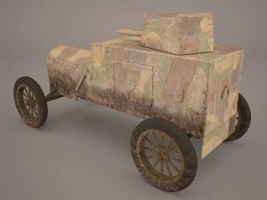 humvee m1151 enhanced armament 3D Model