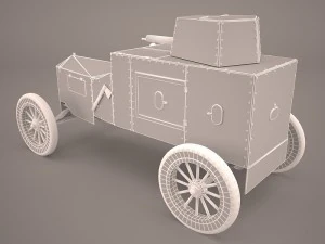 humvee m1151 enhanced armament 3D Model