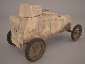 humvee m1151 enhanced armament 3D मॉडल