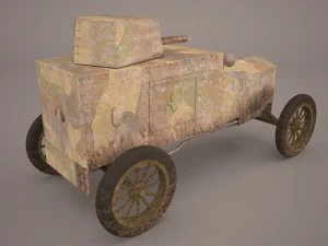 humvee m1151 enhanced armament 3D Model