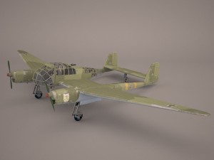focke-wulf fw-189a-1 3D 模型