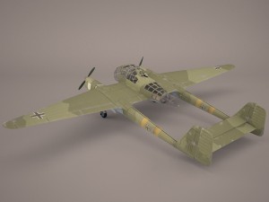 focke-wulf fw-189a-1 3Dモデル