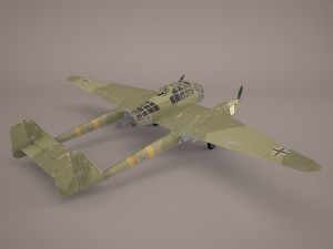 focke-wulf fw-189a-1 3Dモデル