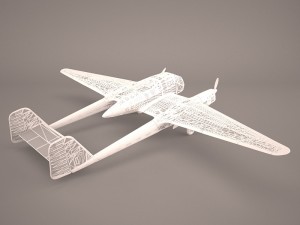 focke-wulf fw-189a-1 3Dモデル