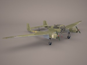 focke-wulf fw-189a-1 3Dモデル