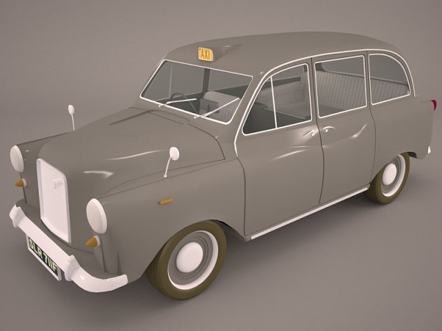 london cab fx4 Modelo 3D .c4d .max .obj .3ds .fbx .stl .blend 