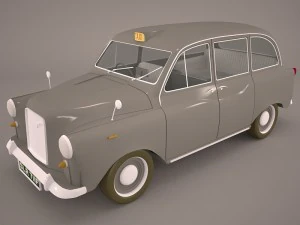 london cab fx4 3D Model