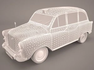 london cab fx4 3D Model