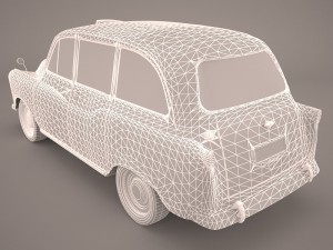 london cab fx4 Modelo 3D